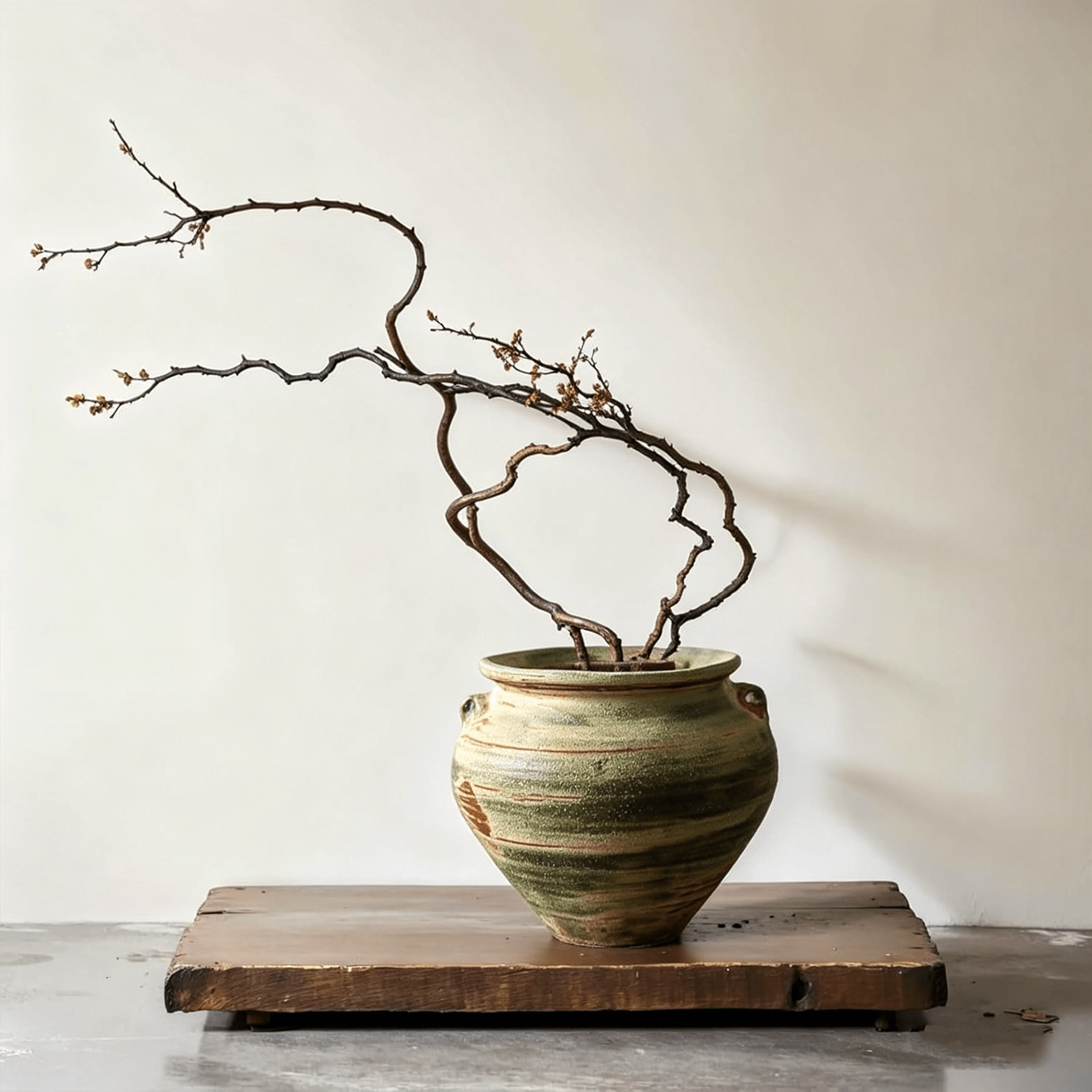 Hand-Glazed Terracotta Ceramic Flower Pot Suitable for Indoor & Outdoor Use - Vintage Wabi-Sabi Rustic Planter with Drainage Hole, Distressed Round Vase for Home, Kitchen, Office Decor, Lightweight Suitable for Gardening Gifts for Plant Care