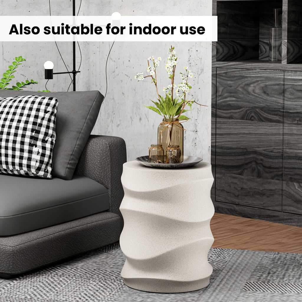 Outdoor Side Tables for Patio, Courtyard Coffee Table, 18\