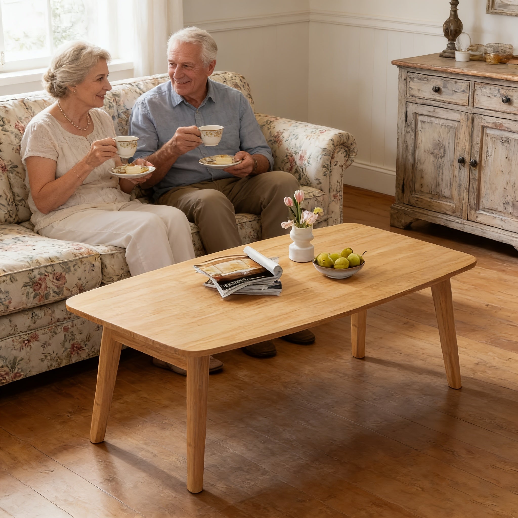 Foldable Japanese-Style Table Suitable for Indoor\u002FOutdoor Use - Modern Portable Coffee & Tea Table with Walnut Top, Space-Saving Design, No Assembly Required, Foldable Desk for,, Office (31.5×17.7×13.8 Inches)