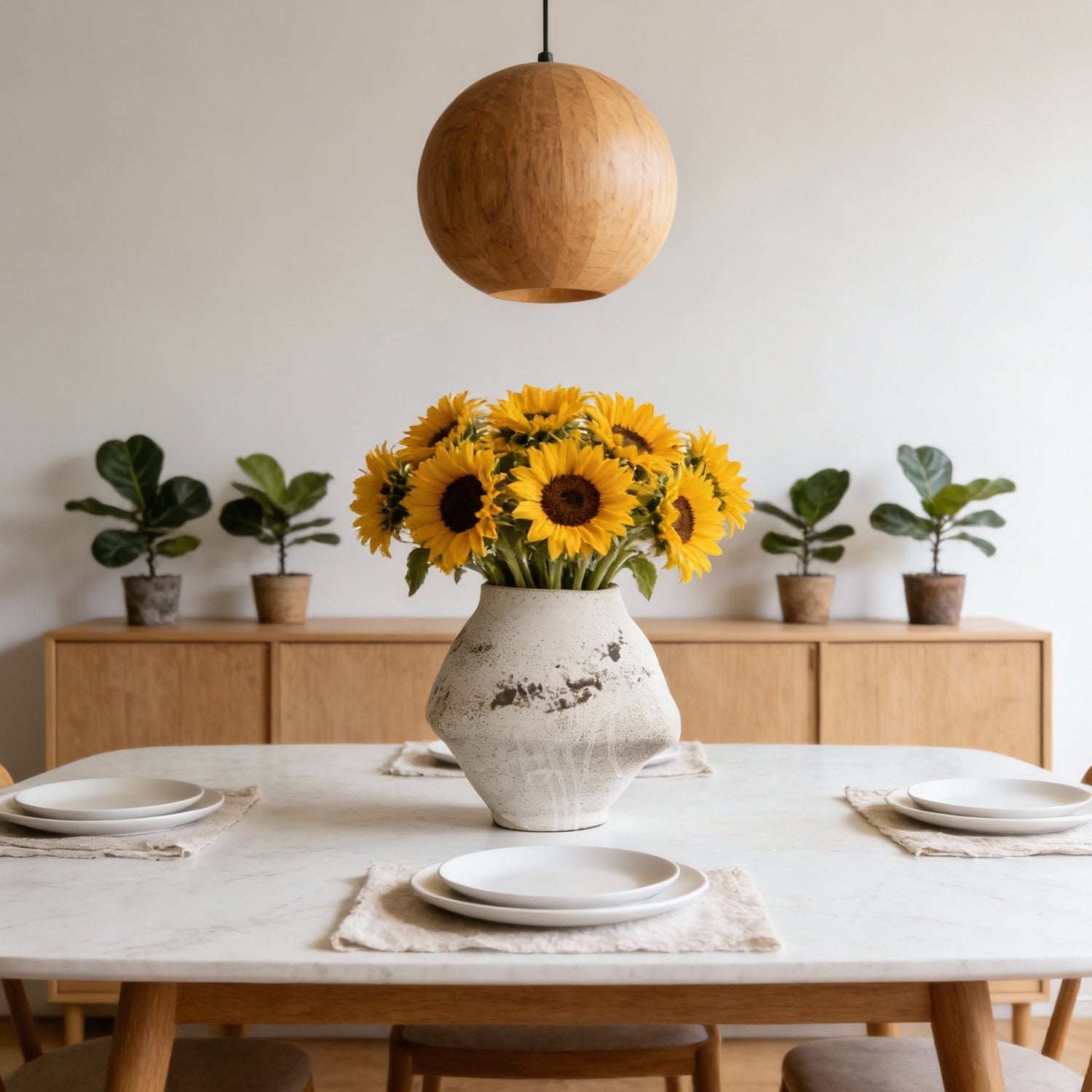 Vintage Style Ceramic Vase - Handcrafted Vintage Style Dried Flower Zen Decor, Art Craft, Home Decoration, Three-Dimensional Artwork