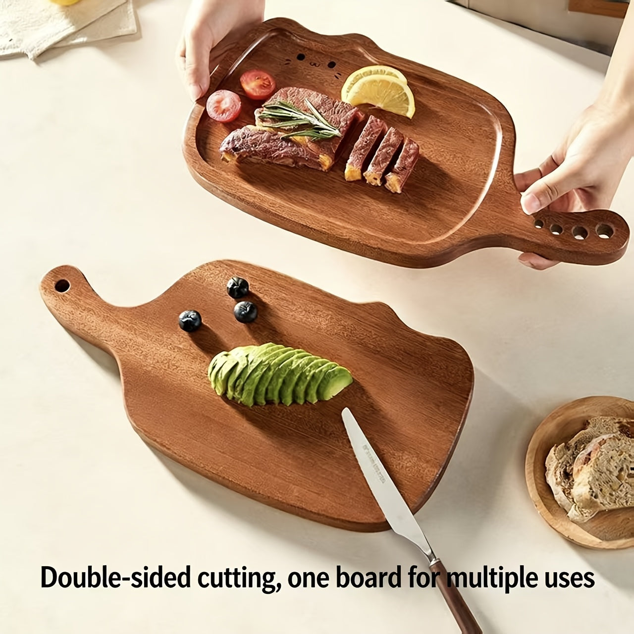 1pc \u002F Ebony Tray, Cat-Shaped Dinner Plate, Household And Commercial, Cake Bread Plate, Cat Sabili, Cartoon Pizza Tray