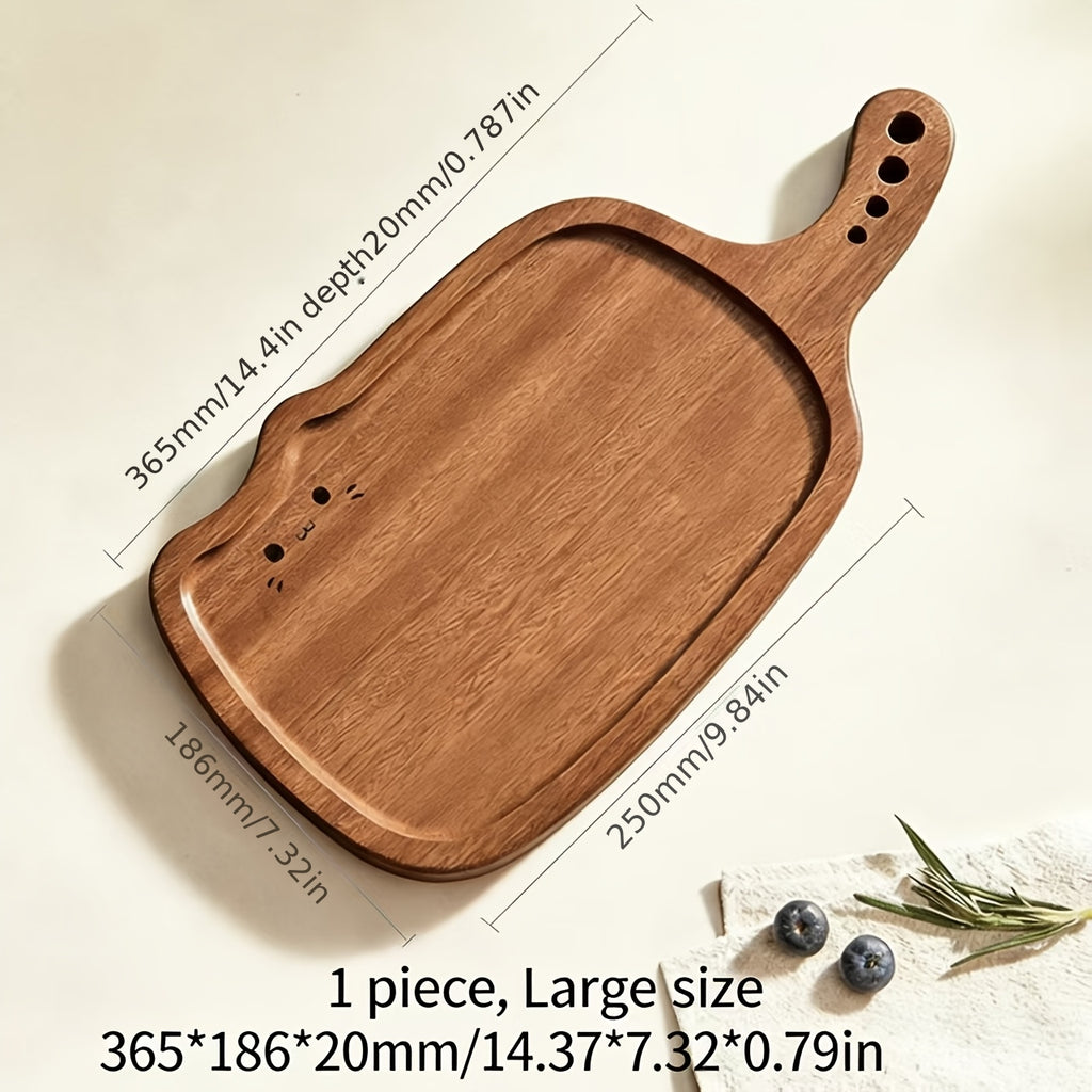 1pc \u002F Ebony Tray, Cat-Shaped Dinner Plate, Household And Commercial, Cake Bread Plate, Cat Sabili, Cartoon Pizza Tray