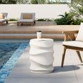 Outdoor Side Tables for Patio, Courtyard Coffee Table, 18\